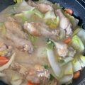 0720まま's cooksnap of when they made クリスマスにも♥手羽元と白菜のクリーム煮.