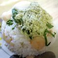 ケコハル's cooksnap of when they made シーフードミックスと大葉で簡単お寿司♪.