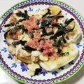 三つ葉つくし's cooksnap of when they made お餅のネギ焼き〜ごま油・生姜風味〜.