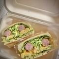aitanu☆'s cooksnap of when they made 朝食♪丸ごとウインナーと卵のサンドイッチ.