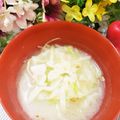 ゆるмαмα's cooksnap of when they made シンプル！炒めキャベツの味噌汁.