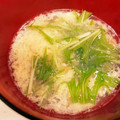 なーなちゃん's cooksnap of when they made これうま♪　水菜とたまごの梅スープ.