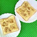 ふたごゆき's cooksnap of when they made おやつに！バナナ胡桃の冷凍トースト☆.