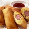 ♪☆mmm☆♪'s cooksnap of when they made 簡単！やみつき！ウインナーポテト春巻き.