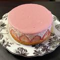 tamaama's cooksnap of when they made いちごミルクチーズムースケーキ.