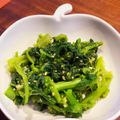 ままゆこ's cooksnap of when they made * 菜の花no ❤ アーモンド和え♪.