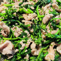まゆたんだよ's cooksnap of when they made 菜の花と豚肉のオイスターソース炒め.