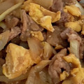 りーとぽん's cooksnap of when they made 全部大さじ1/2、卵、豚、玉ねぎ炒め.