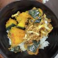 isfahan50's cooksnap of when they made ☆カボチャと豚挽き肉としめじの甘辛炒め☆.