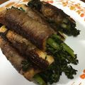 癒しの花's cooksnap of when they made ちくわとブロッコリーの茎の牛肉巻き.