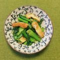 コムギ大好き's cooksnap of when they made キツネ色に炙った油揚げと小松菜の煮物.