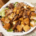月✳Iris's cooksnap of when they made 豚コマと厚揚げの甘辛しょうが醤油炒め.