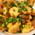 クック775TOI☆'s cooksnap of when they made ちくわぶとこんにゃくのピリ辛炒め.