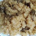 ゆずカフェ's cooksnap of when they made 1時間で完成☆炊飯器で舞茸おこわ.