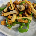 Faiza's cooksnap of when they made エリンギで！大豆のお肉の青椒肉絲.