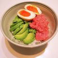 ☆雪矢☆'s cooksnap of when they made アボカド味玉まぐろたたき丼.
