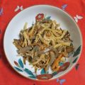 mmameco's cooksnap of when they made ☆大根・人参の皮とコンニャクの金平☆.