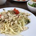 mineko55's cooksnap of when they made バジルとひき肉のエスニックパスタ　.