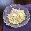 栗丸うさぎ's cooksnap of when they made サラスパ　スパサラ　ハムと玉ねぎだけで旨.