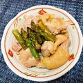 emiiem's cooksnap of when they made 塩麹で柔らか鶏むね肉とアスパラ炒め☆.