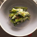 。かのこ。's cooksnap of when they made 簡単☆小松菜のからしマヨ和え.