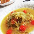 幸せまちこ's cooksnap of when they made ブイヤベース風魚貝のサフラン煮込み.