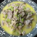 ＭＩ−ＳＡＮ's cooksnap of when they made 豚肉としめじで牛乳チーズ煮.