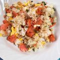 クロス大好き's cooksnap of when they made 塩鮭のチャーハン.
