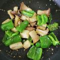 クックY08S17☆'s cooksnap of when they made ✿お弁当の彩りに、ピーマンとエリンギ炒め.