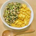 アボカドアキタ's cooksnap of when they made 簡単！時短♡鶏ひき肉と小松菜の丼.