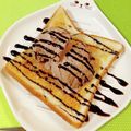 きゃんでぃ×2's cooksnap of when they made はちみつトースト♥チョコ＆アイス添え～.