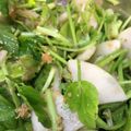 milsalud's cooksnap of when they made だいこんとせりの胡麻和え.