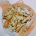 ゆにこーん☆'s cooksnap of when they made ちくわとじゃがいもの青のり炒め.