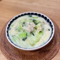 しみあいさん's cooksnap of when they made 【時短】チンゲン菜のクリーム煮.