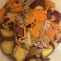 Lulu♪♪'s cooksnap of when they made さつまいもで肉じゃが.