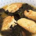 ピング〜's cooksnap of when they made 生わかめと厚揚げの煮物.