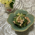 Laufen's cooksnap of when they made 簡単☆きゅうりとツナ和え☆和え物.