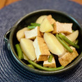 マルんちの丸顔's cooksnap of when they made 厚揚げ・じゃが芋とインゲンの煮物＊旨煮.