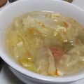 fu♪♪'s cooksnap of when they made ねぎとウインナーの酸辣湯風ぽかぽかスープ.