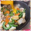 nakamucchi's cooksnap of when they made 厚揚げでゴーヤチャンプル.