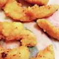 mutsu＊'s cooksnap of when they made 米粉で♡鶏のササミスティックフライ.