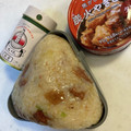 yu228's cooksnap of when they made 焼き鳥缶でちゃちゃっと ねぎま風おにぎり.