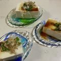 papikun's cooksnap of when they made いつもの冷やっこに　　　　　ひと工夫.