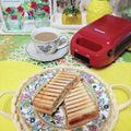 sakuraロゼット's cooksnap of when they made ソースコロッケ♪ホットサンド.