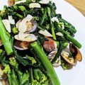 mufuron's cooksnap of when they made 菜の花とあさりのオリーブオイル炒め.