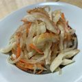 chikarin♡'s cooksnap of when they made もやしとちくわのナムル.