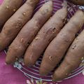 たまごろう's cooksnap of when they made チョコチップスティックパン♡.