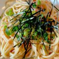 大阪のちゃーちゃん's cooksnap of when they made 明太子スパゲティ.