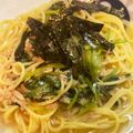 クックDZRR0R☆'s cooksnap of when they made ☆簡単☆三つ葉＆ツナの和風パスタ♪.