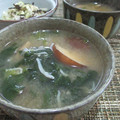 イベ長's cooksnap of when they made ほうれん草とちりめんじゃこのお味噌汁❀.